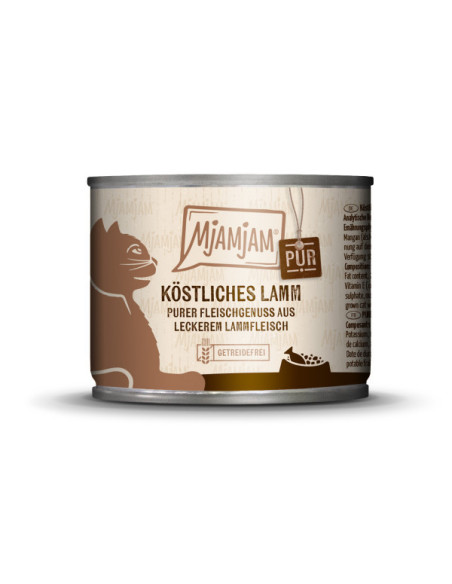 MJAMJAM PURE Jagnięcina 200g dla kota