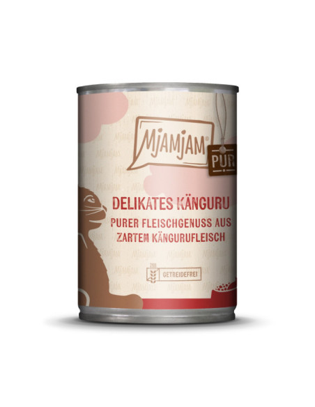 MJAMJAM PURE Kangur 400 g dla kota