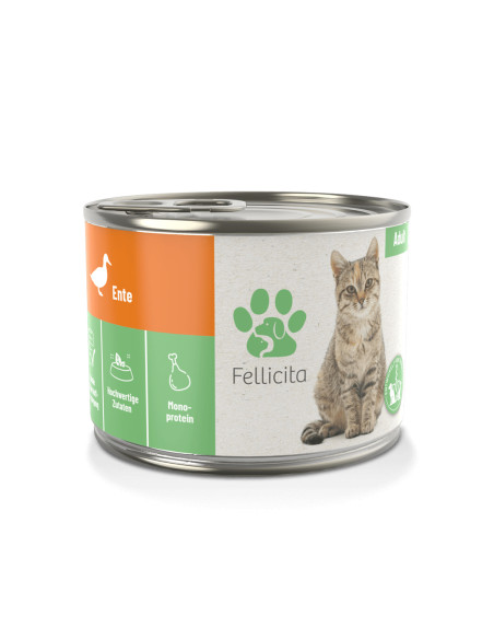 Fellicita Cat - Pure Duck - kaczka 4x200g