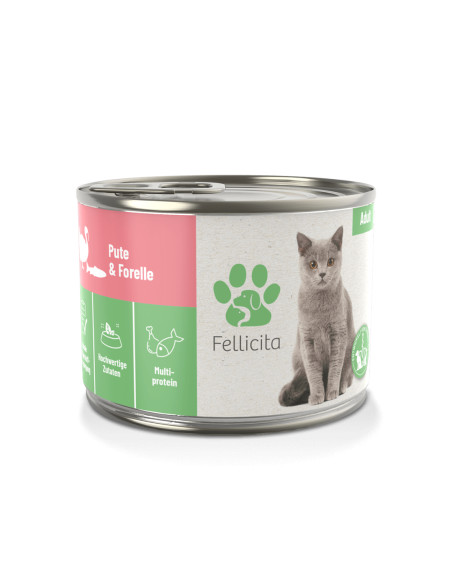 Fellicita Cat - Pure Turkey - indyk 4x200g