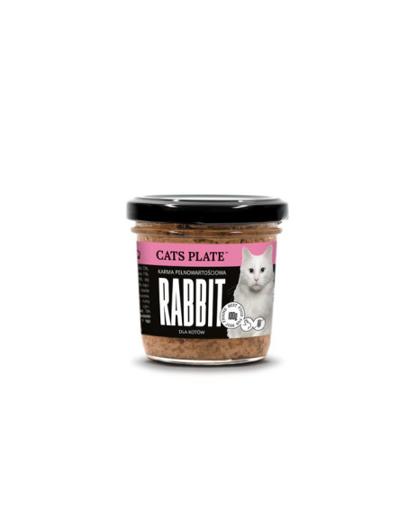 Cats Plate Rabbit - Królik, indyk 100g