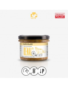 Cats Plate Vet Renal - z kaczką choroby nerek 180g
