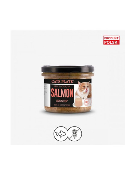 Cats Plate Salmon mousse - mus z łososia 100g