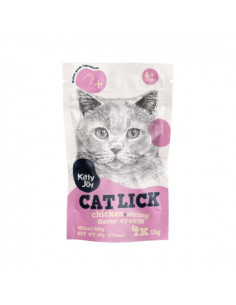 KITTY JOY - Kurczak i krewetki kremowy przysmak 4x15g