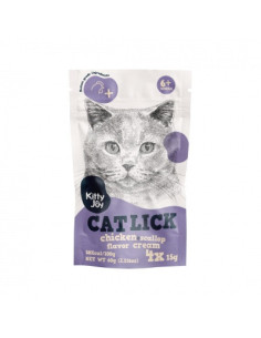 KITTY JOY - Kurczak, przegrzebki kremowy przysmak 4x15g