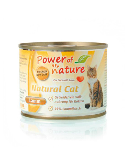 Power of Nature Natural Cat - jagnięcina 200 g !BLISKI TERMIN 19/12/2024!