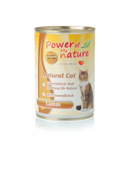 Power of Nature Natural Cat - jagnięcina  400 g