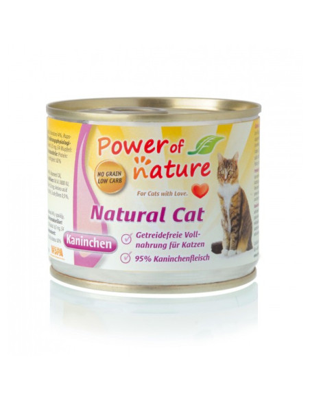 Power of Nature Natural Cat - królik 200 g