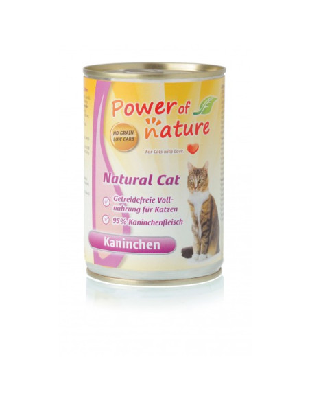 Power of Nature Natural Cat - królik 400 g