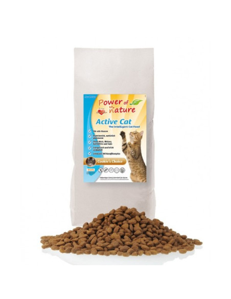 Power of Nature Active Cat Cookies Choice- kurczak i brązowy ryż 6 kg