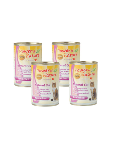 Natural Cat Królik - puszka 4x400 g