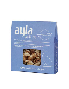 Ayla Cat Medaliony z indyka- Liofilizowany 28g